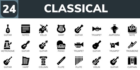 classical icon set