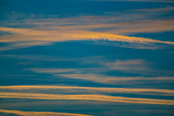 Fototapeta premium Clouds at the sunset