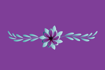 Flower symbol logo
