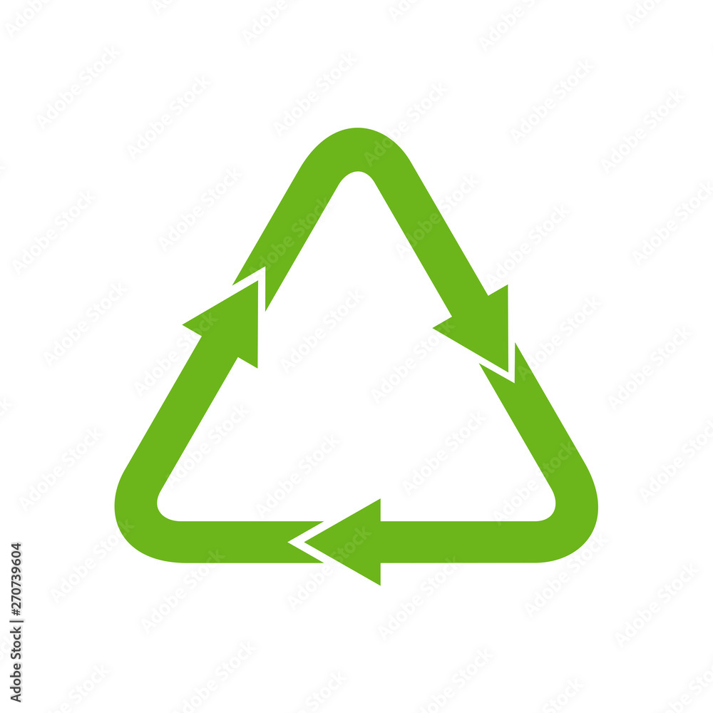 Poster recycle icon page symbol for your web site design recycle icon logo on white background.