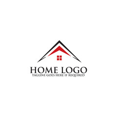 Real estate home logo design vector template
