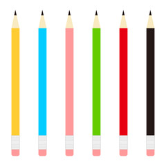 鉛筆 pencils イラスト