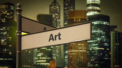 Street Sign to Art