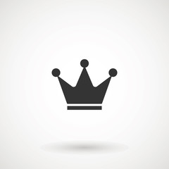 Crown Icon in trendy flat style isolated on grey background. Crown symbol for your web site design, logo, app, UI. Vector illustration, EPS10