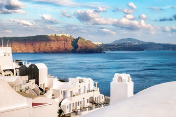 Fototapeta premium Beautiful view of city at sea resort