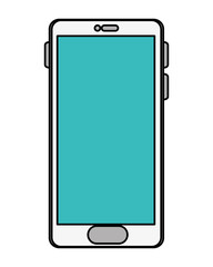 smartphone technology device isolated icon