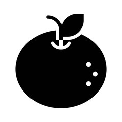 Orange vector, Chinese lunar new year line style icon