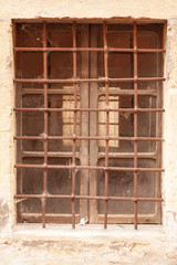  Old window with bars