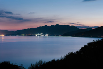 四国、小豆島の11月の風景　香川・日本
