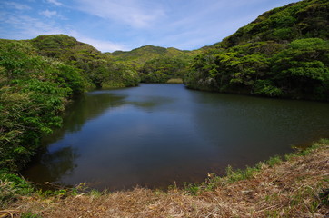 Fototapeta na wymiar 溜め池