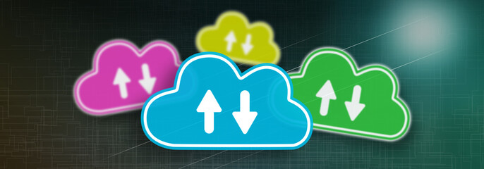 Concept of cloud storage