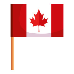 Fototapeta na wymiar canadian flag celebration day icon