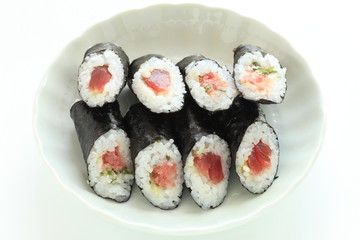 Japanese food, Tuna fish sushi roll