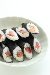 Japanese food, Tuna fish sushi roll