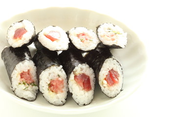Japanese food, Tuna fish sushi roll