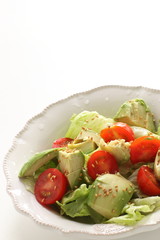 Avocado and tomato salad