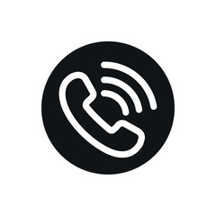 Phone icon vector. Phone glyph icon illustration creativity symbol on white background.