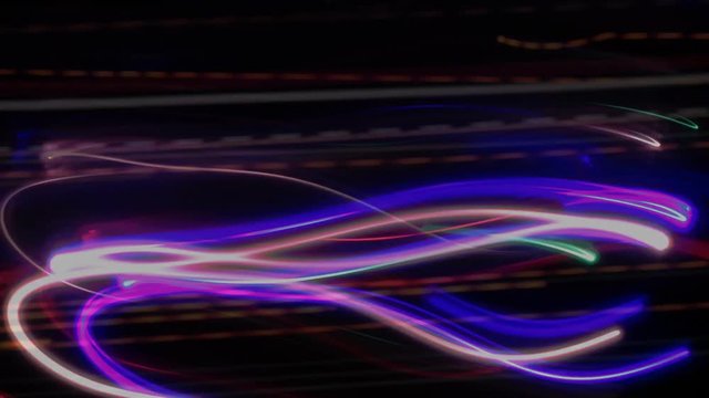 Long exposure, blurred motion, time lapse, loopable moving image, use as background