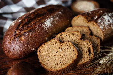 Rye homemade bread