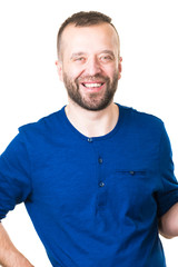 Fototapeta premium Nice adult bearded guy