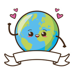 Obraz premium earth day card