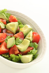 Avocado and tomato salad