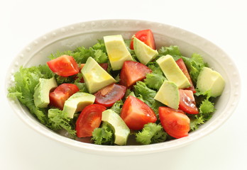 Avocado and tomato salad