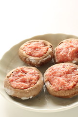 Chinese food, mince pork stuffed pork ingredient