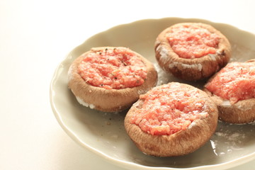 Chinese food, mince pork stuffed pork ingredient