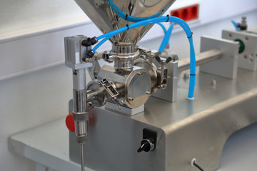 Industrial equipment for professional packaging in the factory shop