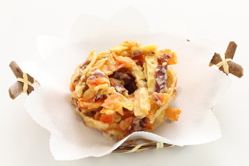 sweet potato and onion Japanese Tempura 