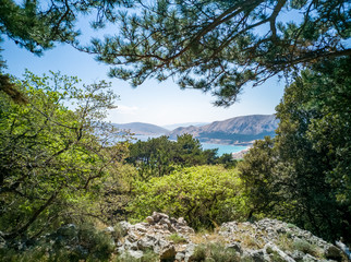 St Lucia church in Baska, Krk, Croatia