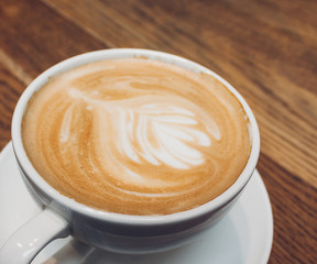 Coffee Latte or cappuccino.