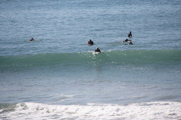 surfer beach winter marocco