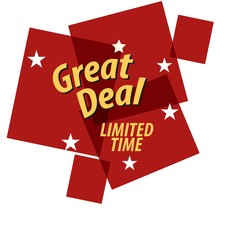 Great Deals Sign Illustration Design Vector EPS 10.
