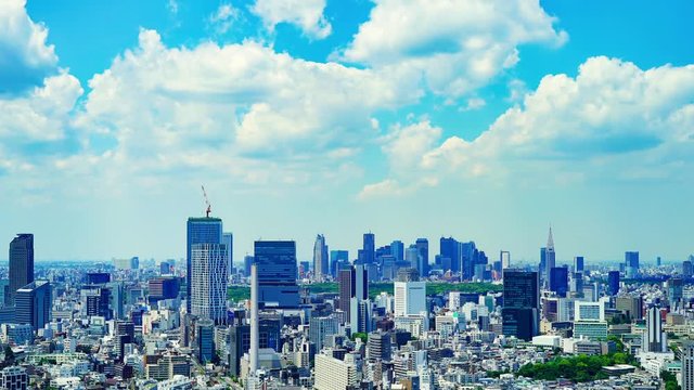 東京・新宿・渋谷・タイムラプス