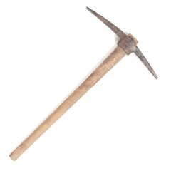 Realistic 3D Render of Pickaxe