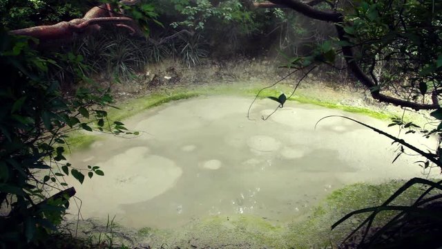Boiling mud pot in Rincon de la Vieja National Park