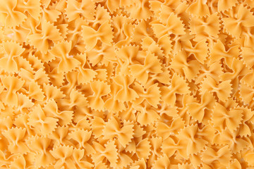 Italian pasta background close up.