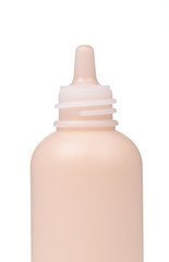 makeup liquid foundation isolated on white background