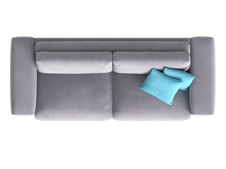 Sofa top view