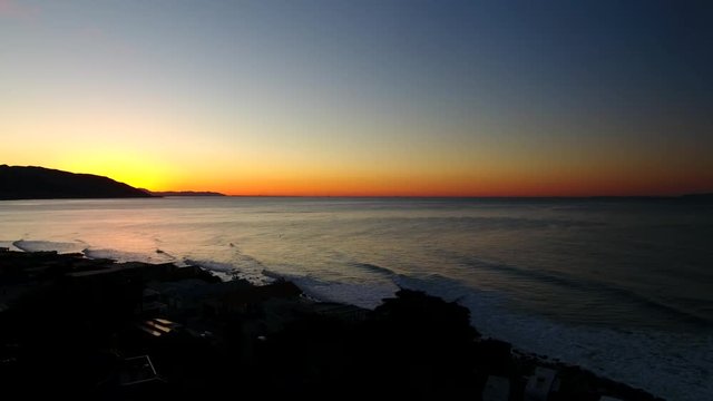 Southern California early morning sunrise. 