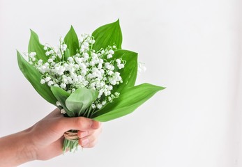 bouquet of lilies of the valley