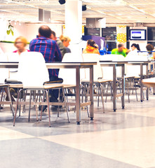 canteen diner cafe interior