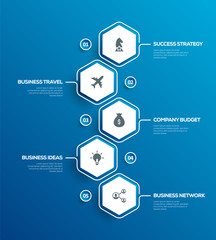 MODERN BUSINESS INFOGRAPHIC DESIGN