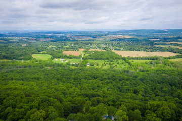 Aerial of Bloomsbury New Jersey