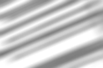 Fototapeta premium blinds shade on a white wall. White and Black for overlaying a photo or mockup