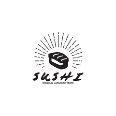 Sushi restaurant inspiration vector template