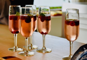 Fruity summer cocktail