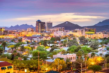 Foto op Canvas Tucson, Arizona, USA Skyline © SeanPavonePhoto